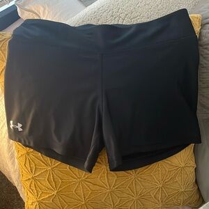 Under armour biker shorts